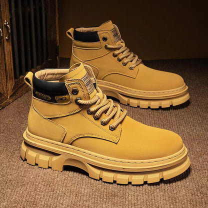 Bottes Martin montantes tendance pour homme, style britannique,