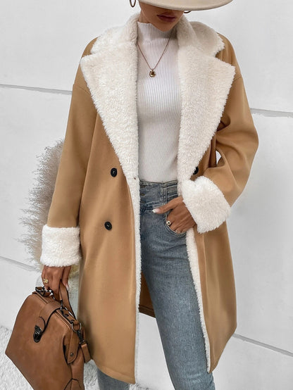 Manteau en laine pour femme très classe cozy et chaud