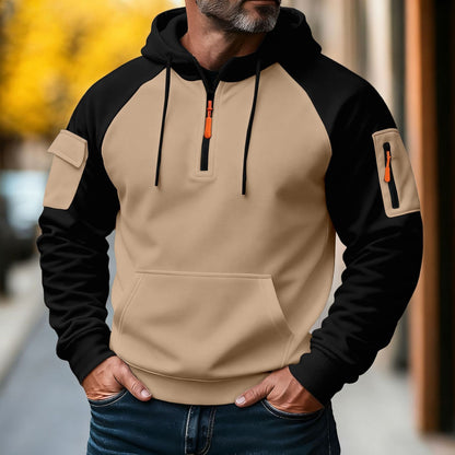Hoodie avec plusieurs poche et Zipper, tissu très doux confortable