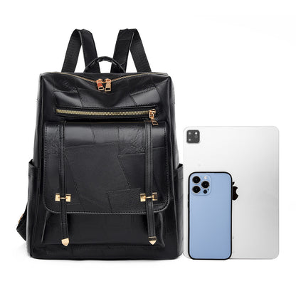 Sac à dos rétro pour femmes – nouveau, en cuir PU souple de haute qualité, usage double