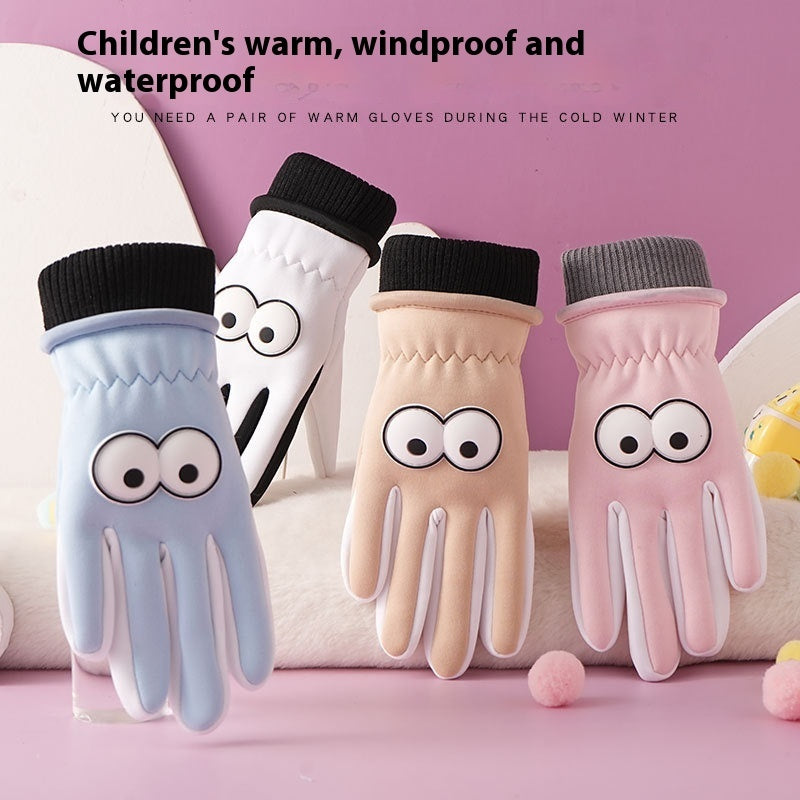 Gants Automne-hiver pour enfants Résistantes à l'eau, chaudes