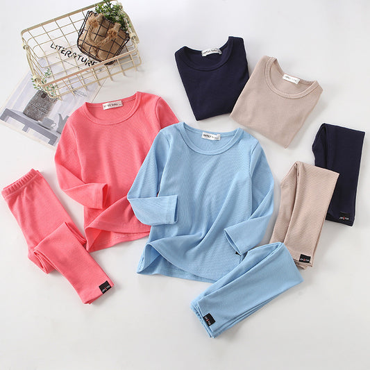 Pyjama épais à manches longues pour enfants, nouvelle collection automne-hiver