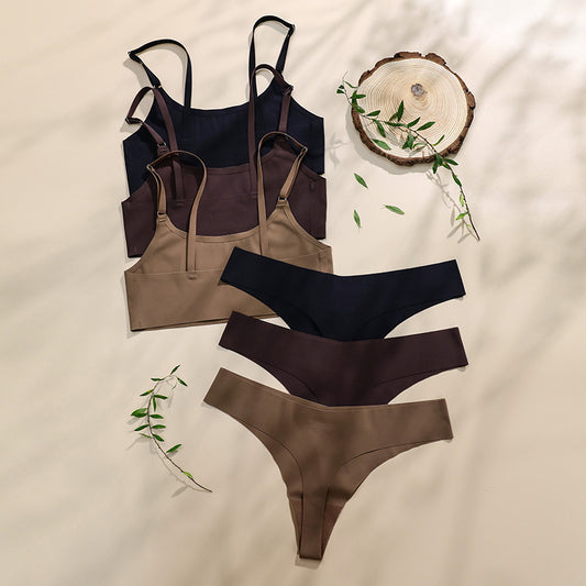 Ensemble 2 pièces sous vêtements pour femme sabs coutures,  confortable et léger a porté.Tissu cozy essayer cest l'adopter. Lire descriptions pour votre taille.