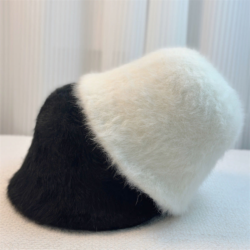 New Versatile Rabbit Fur Bucket Hat