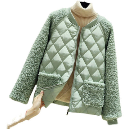 Women's Thickening Short Stitching Cotton-padded Jacket