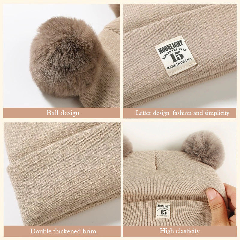 Bonnet bébé automne et hiver en laine cozy pour les tout petits.