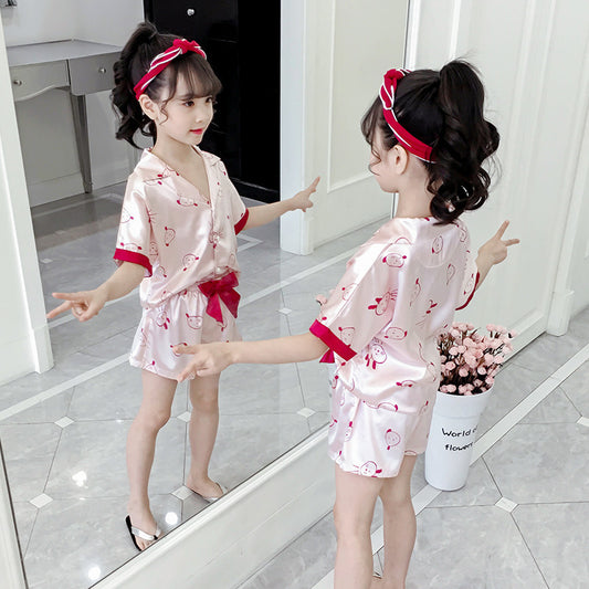 Ensemble de pyjama pour filles avec dessin animé