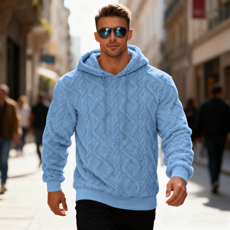 Casual Heavy Double-sided Velvet Loose Pullover Sweatershirt