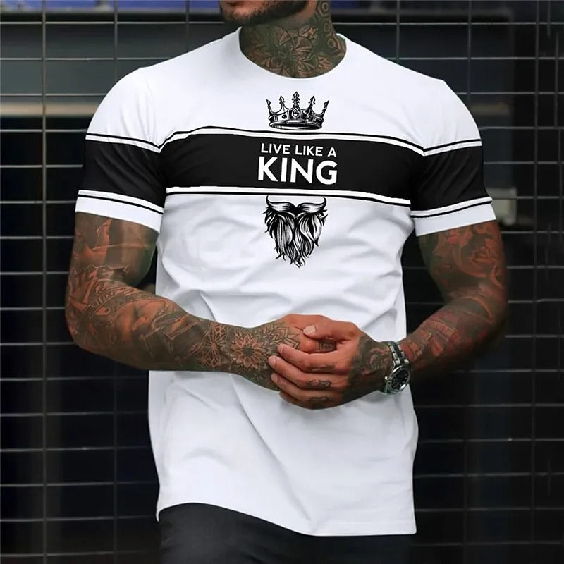 Chemise décontractée à manches courtes et col rond pour homme bien lire les descriptions sur chaque article pour choisir votre bonne grandeur