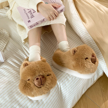 Women's Winter Bag Heel Outer Wear Home Cotton Slippers
