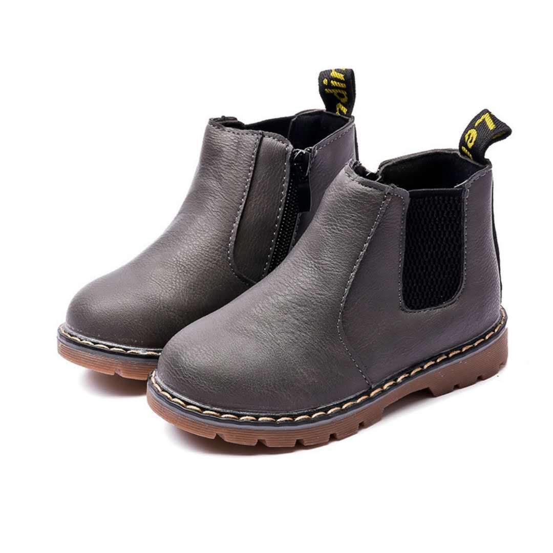 Bottes Doc Martens décontractées pour garçons et filles, chaussures rétro à la mode pour enfants nous avion botte doublé et non doublé.