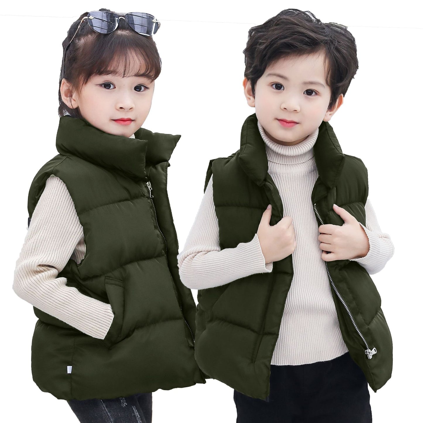 Manteau sans manche pour enfants