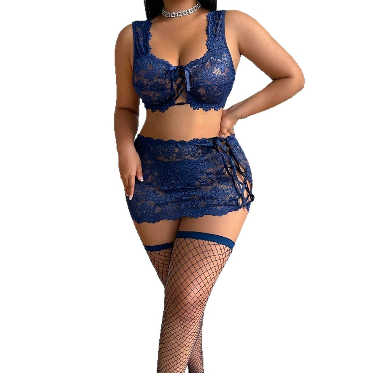 Sexy Lace Floral Bra Set Push-Up Lingerie Set For A Flattering Look