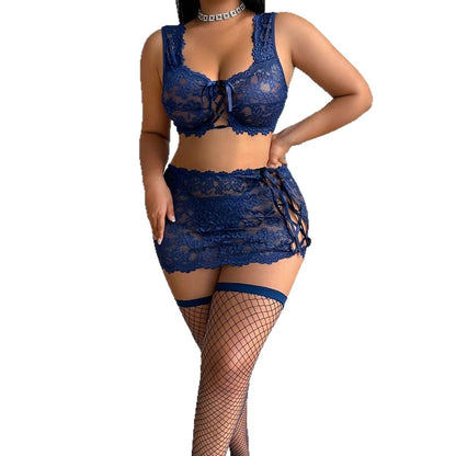 Sexy Lace Floral Bra Set Push-Up Lingerie Set For A Flattering Look