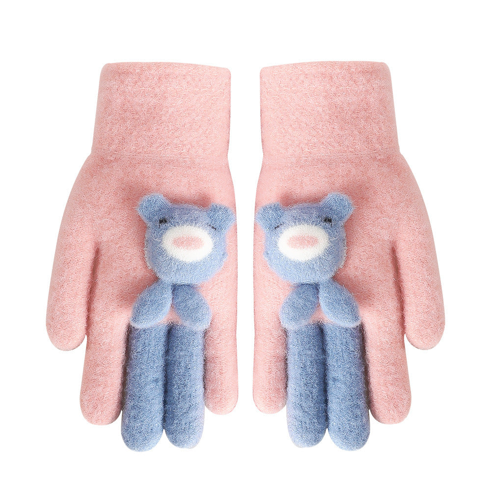 Gants avec petits Oursons Mignons Pour Enfants