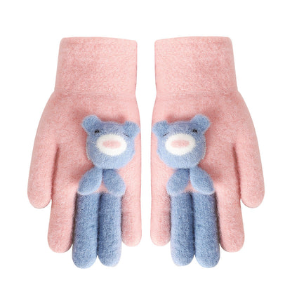 Gants avec petits Oursons Mignons Pour Enfants