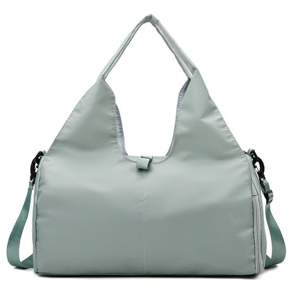 Sac de yoga pour femme, sac de sport, de fitness, séparation sèche et humide, grande capacité de rangement, sacs de voyage, peut contenir des tapis de yoga