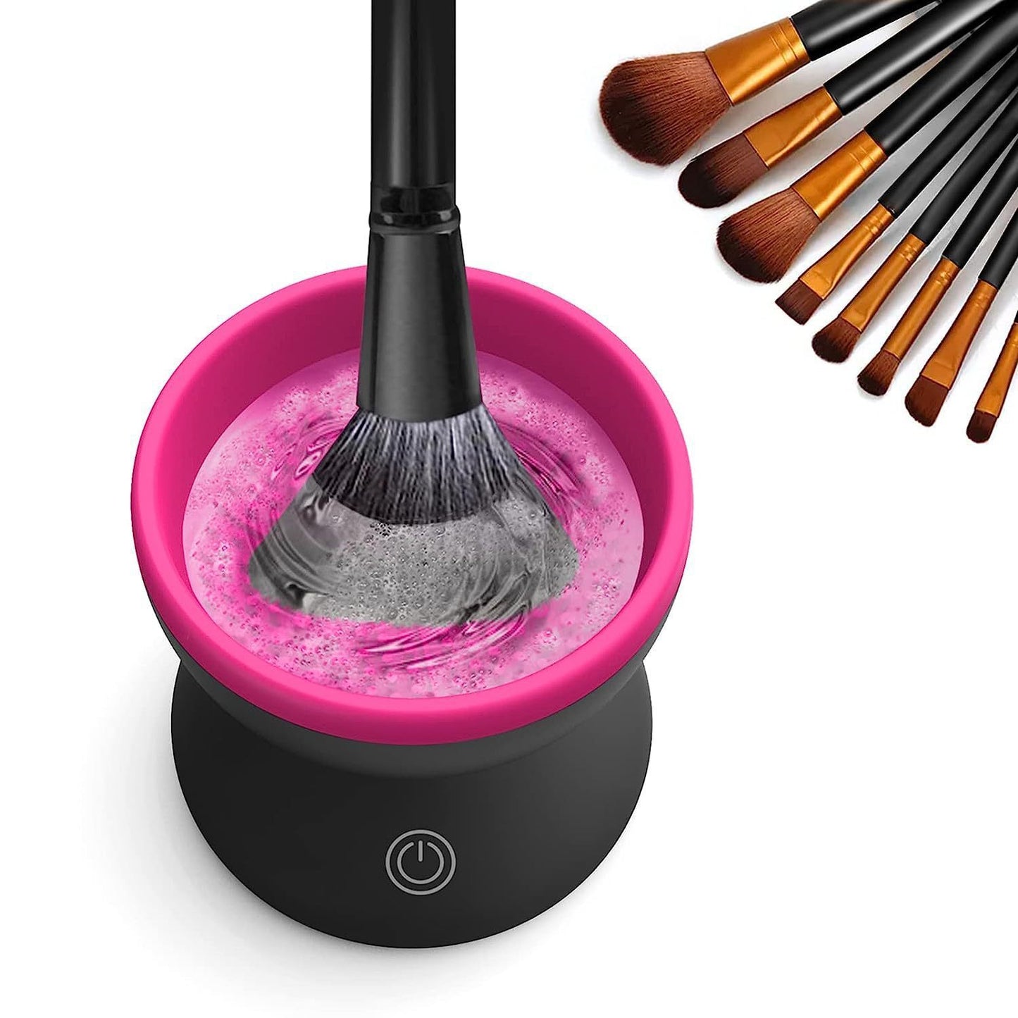 PROMO %Machine de nettoyage de pinceaux de maquillage électrique portable et automatique USB