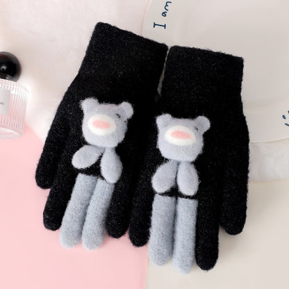Gants avec petits Oursons Mignons Pour Enfants