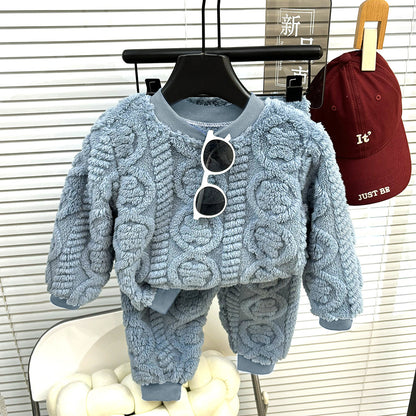 Nouveau pyjama de couleur unie de style coréen