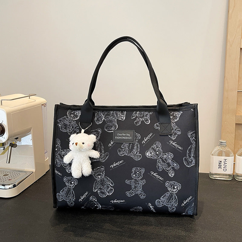 Women's Large Capacity Portable Printed Tote