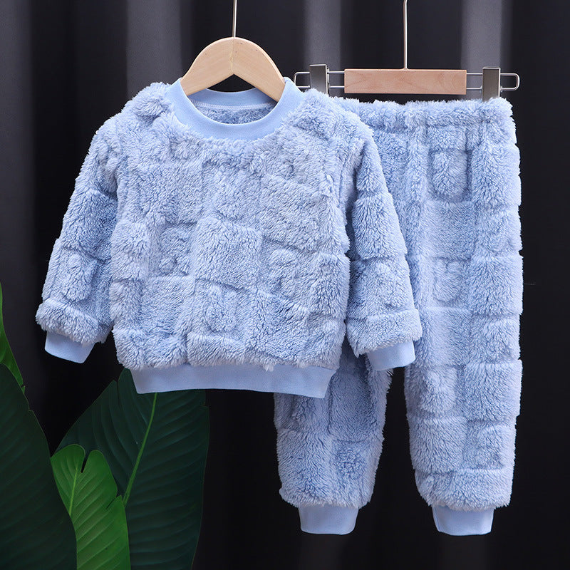 Nouveau pyjama de couleur unie de style coréen