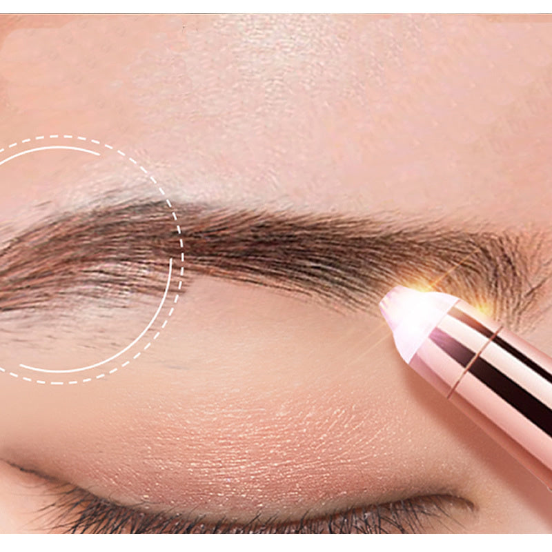 Épilateur de sourcils Maquillage professionnel complet – tondeuse à sourcils pour visage, taille-bordures pour sourcils, maquillage et mise en forme des sourcils pour femme