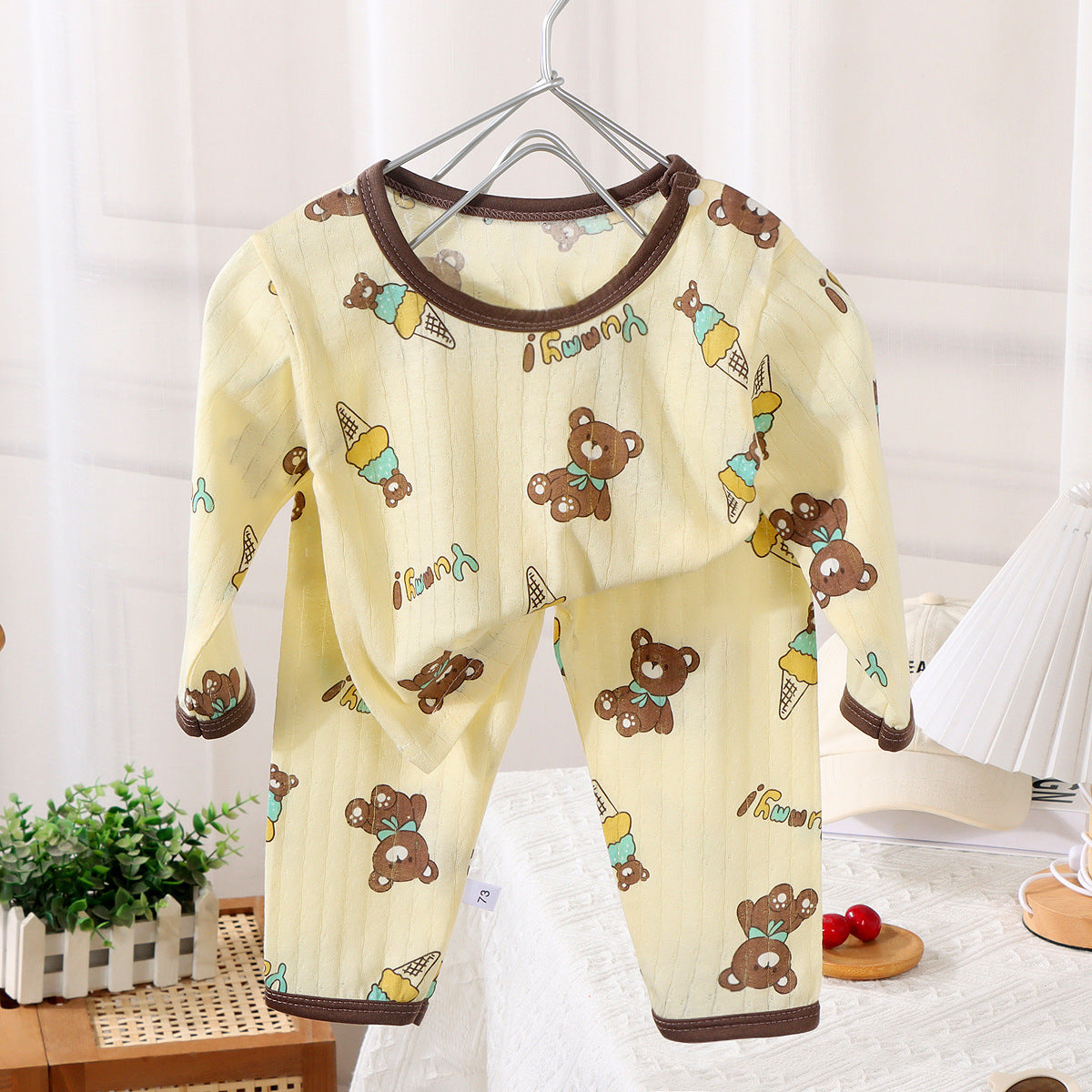 Ensemble pyjama en coton pour bébé