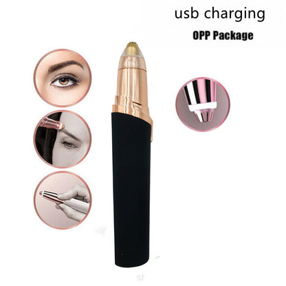 Épilateur de sourcils Maquillage professionnel complet – tondeuse à sourcils pour visage, taille-bordures pour sourcils, maquillage et mise en forme des sourcils pour femme