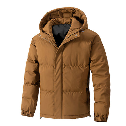Veste d'hiver ample à capuche en coton rembourré, manteau épais pour homme stylée mode pour vous