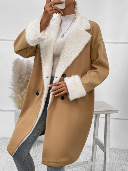 Manteau en laine pour femme très classe cozy et chaud
