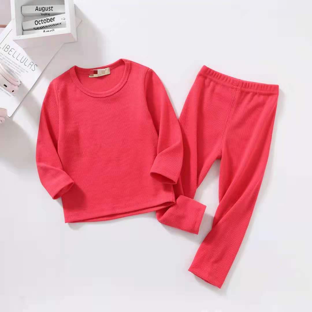 Pyjama épais à manches longues pour enfants, nouvelle collection automne-hiver