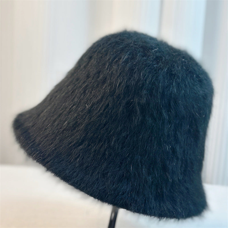 New Versatile Rabbit Fur Bucket Hat