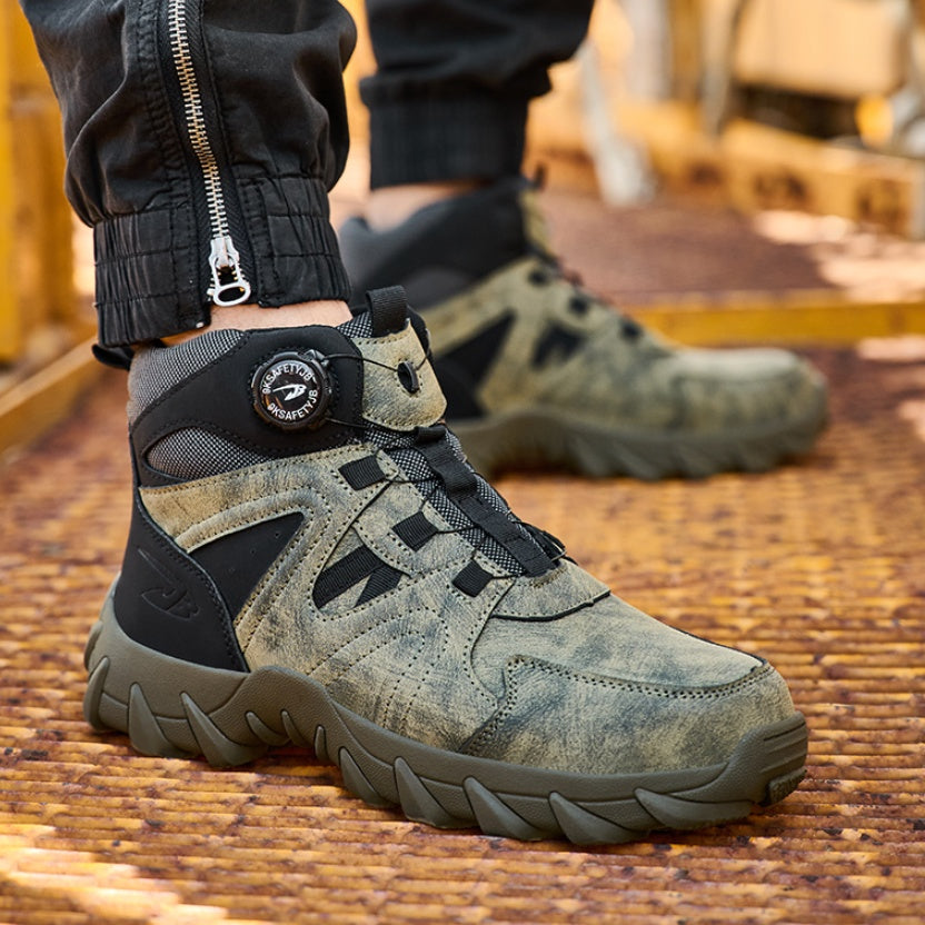 Mens Lightweight Comfortable And Safety Work Boots