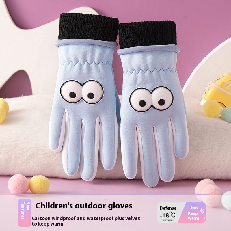 Gants Automne-hiver pour enfants Résistantes à l'eau, chaudes