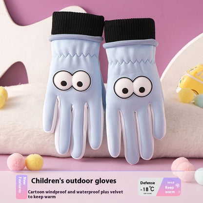 Gants Automne-hiver pour enfants Résistantes à l'eau, chaudes