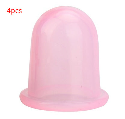Ventouses en silicone pour soins de santé, réservoir, ventouses sous vide, méridien, soins de santé, ventouses transparentes, taille moyenne