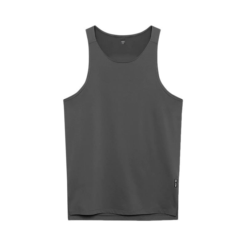 Débardeur de sport imprimé col rond pour homme, grande taille