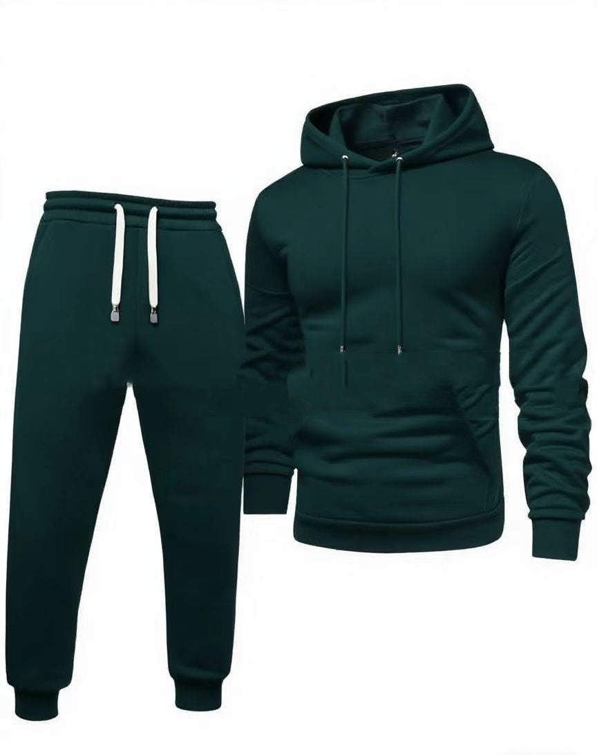 Light Board All-matching Hooded Sweatshirt And Sweatpants Leisure Sports Suit