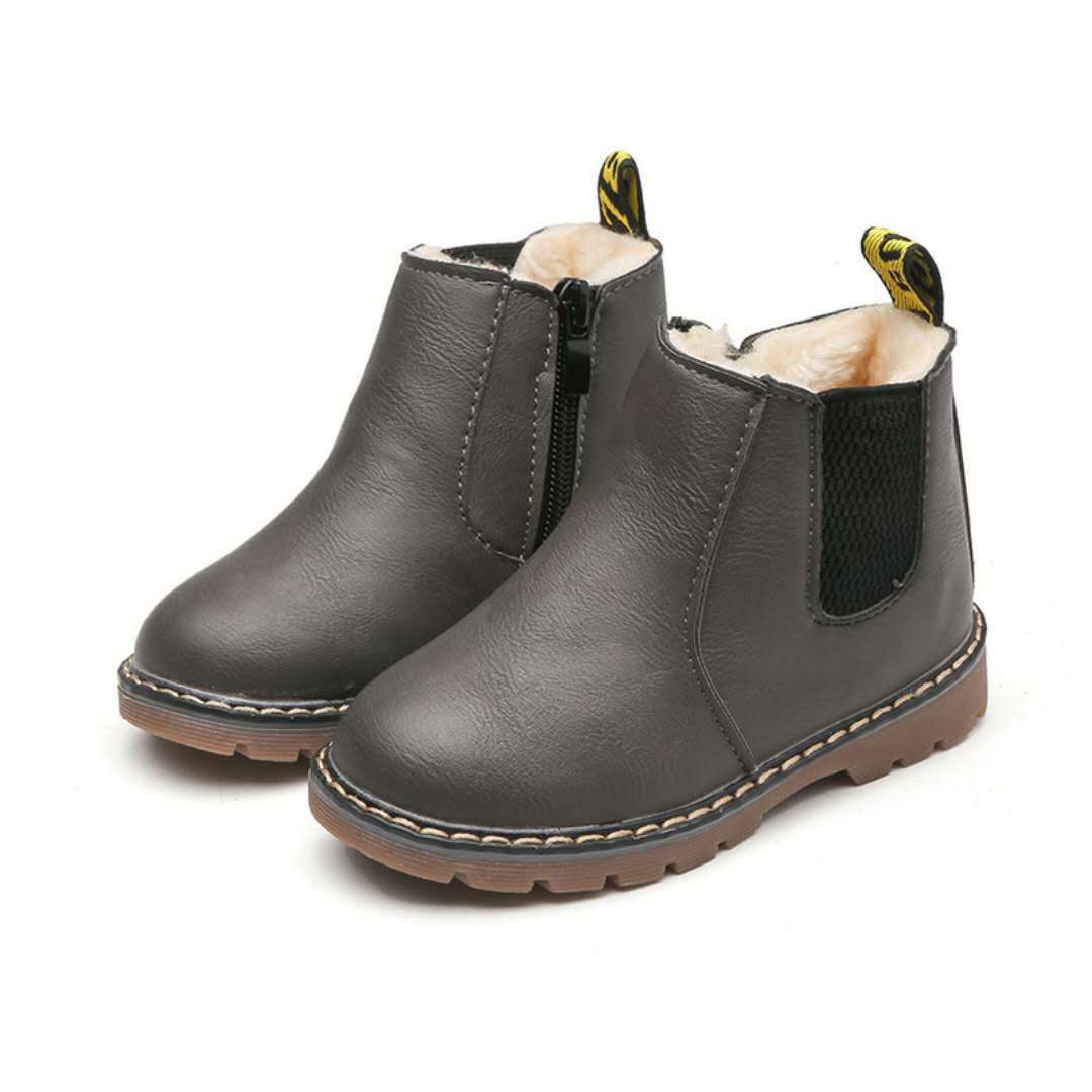 Bottes Doc Martens décontractées pour garçons et filles, chaussures rétro à la mode pour enfants nous avion botte doublé et non doublé.