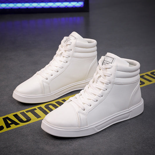 Souliers blanc pour hommes confort