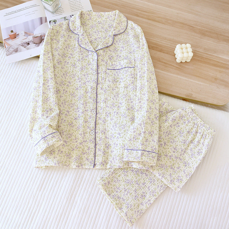 Pyjamas manche longue 2 pièce tendances pour femmes