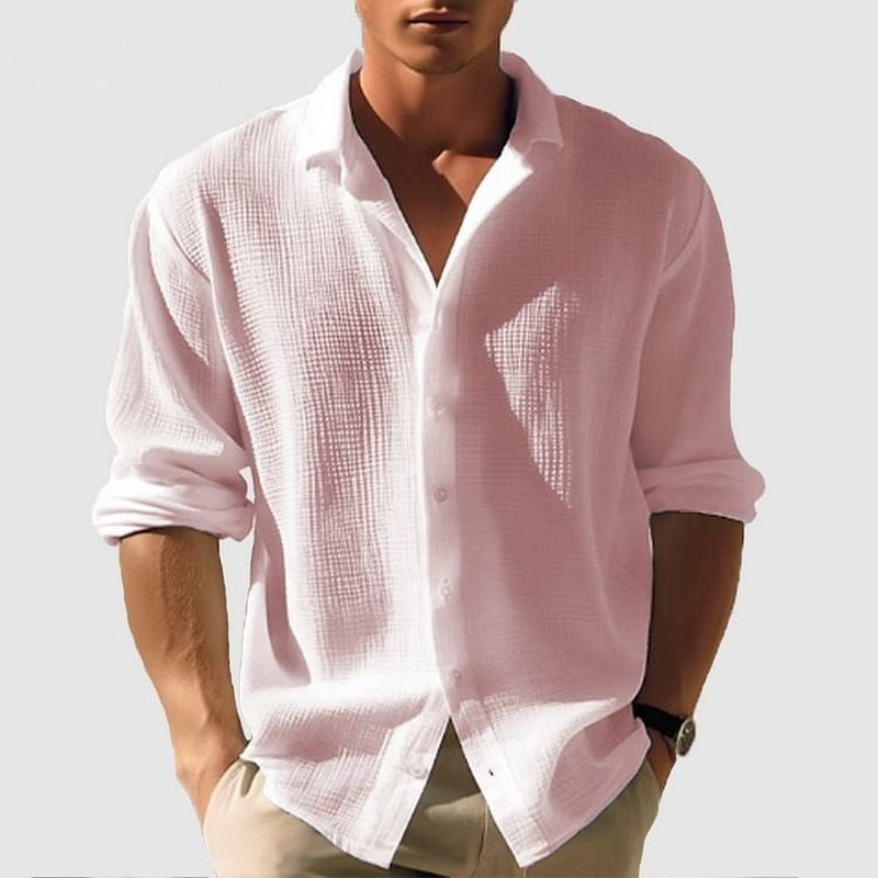 Hauts à manches longues et boutonnage simple pour homme