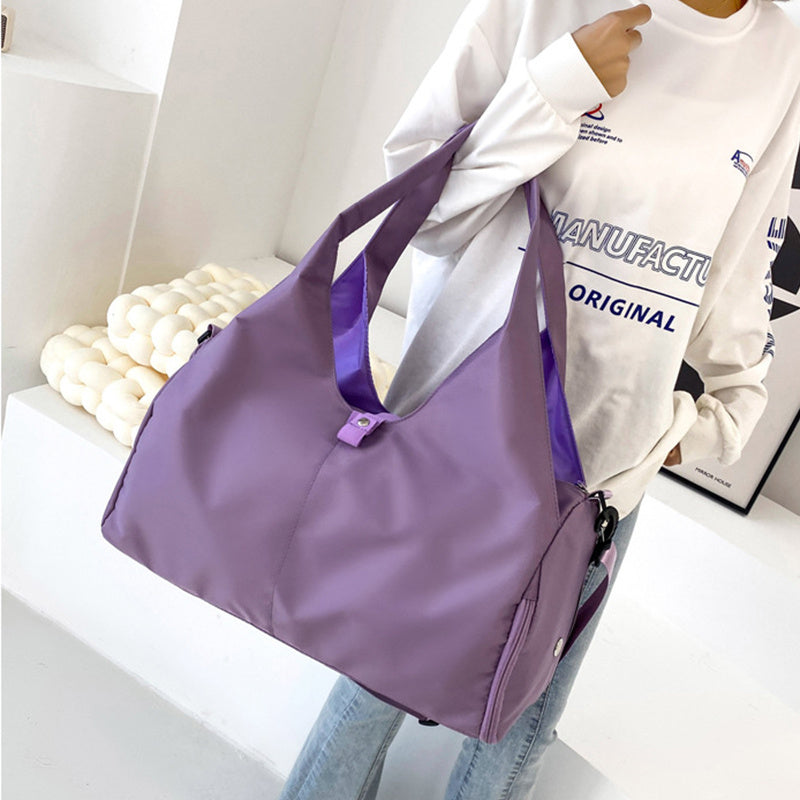 Sac de yoga pour femme, sac de sport, de fitness, séparation sèche et humide, grande capacité de rangement, sacs de voyage, peut contenir des tapis de yoga