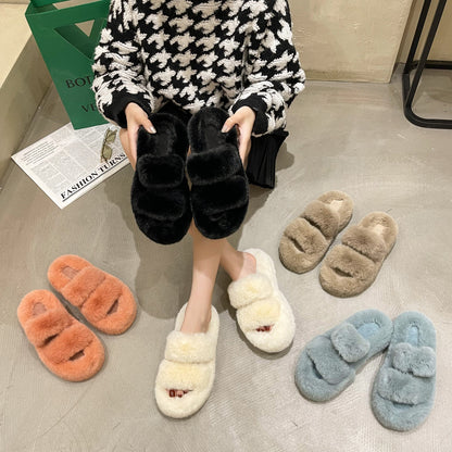 Chaussons moelleux pour femmes, pantoufles de chambre moelleuses