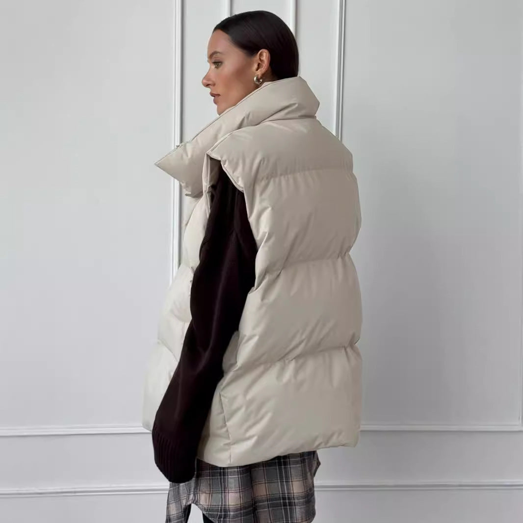 Gilet en coton européen et américain automne et hiver