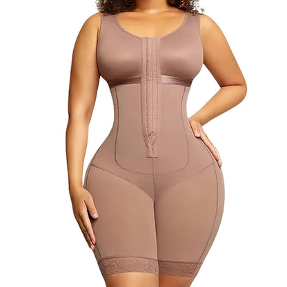 Corset gainant une pièce grande taille à poitrine fine et à effet gainant pour le ventre et les hanches