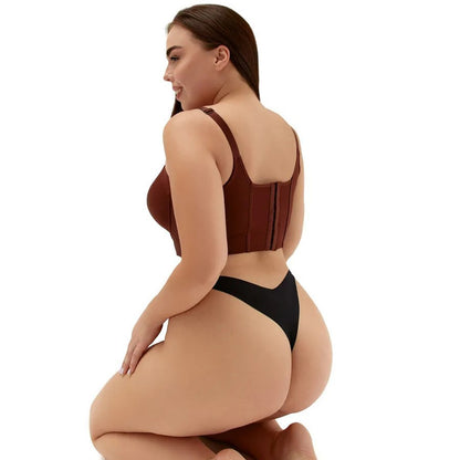 Soutien gorge sans coutures avec cerceau pour un très bon soutien,  decolter en v