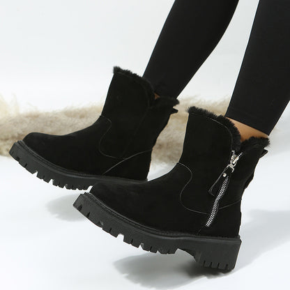 Snow Boots Velvet Warm Cotton Shoes Plus Size