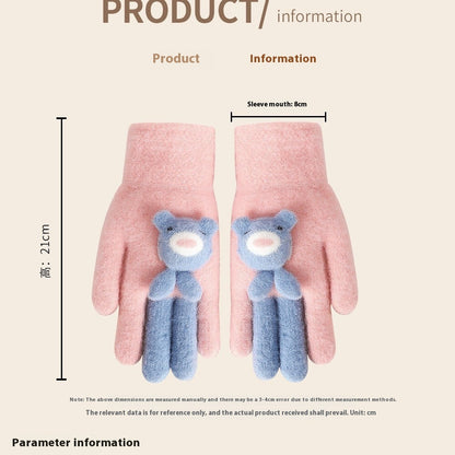 Gants avec petits Oursons Mignons Pour Enfants
